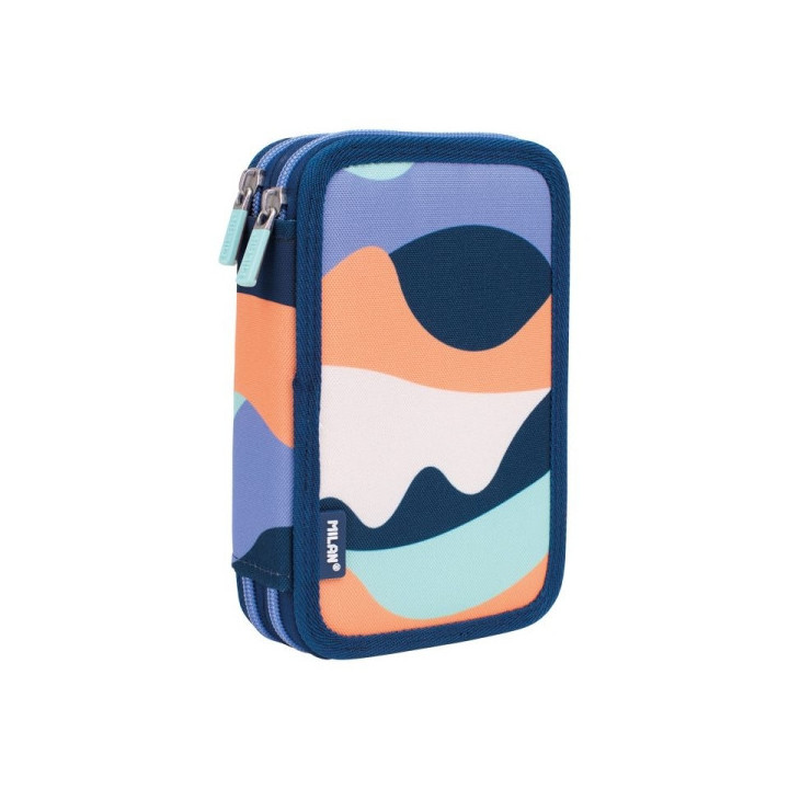 Milan The Fun Plumier de 2 Pisos con 2 Gomas de Borrar