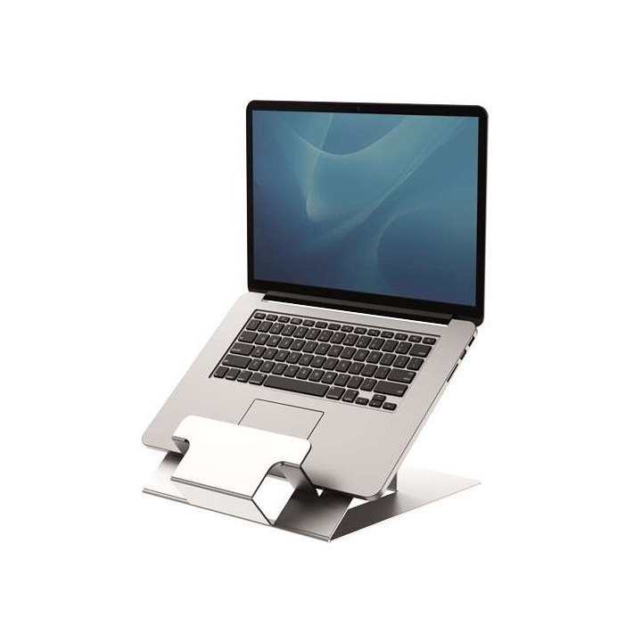 Fellowes Hylyft Soporte para Portatil - Diseño Minimalista - Plegable - Ajustable en 6 Alturas - Color Gris