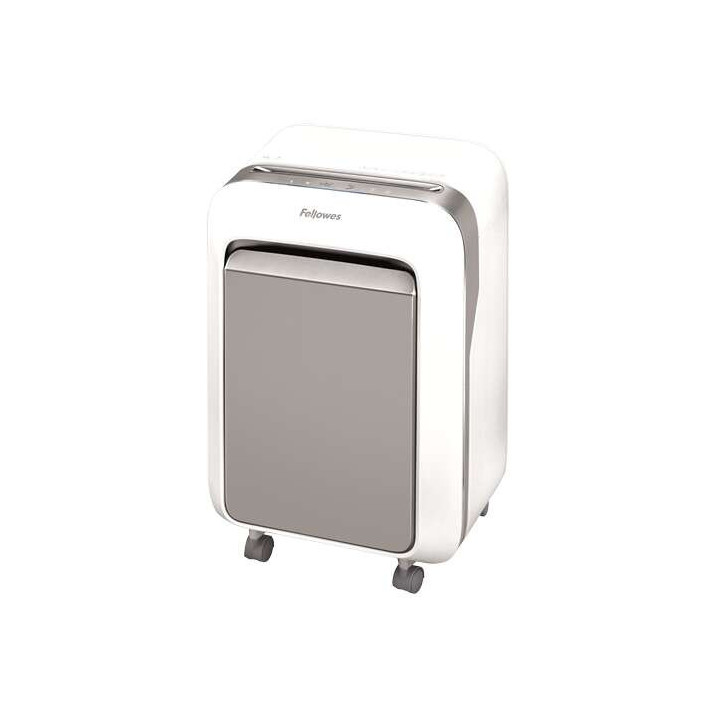 Fellowes LX211 Destructora de Papel Manual Microcorte - Destruye hasta 15 Hojas - 23L - Color Blanco