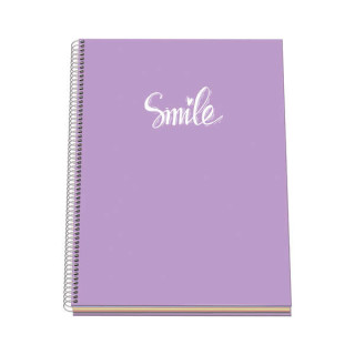 Dohe Serie Pastel Cuaderno con Espiral - Tamaño A4 de 100 Hojas 90gr - Hojas Microperforadas con 4 Taladros - Cuadricula 5mm -