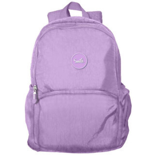 Dohe Serie Pastel Mochila Escolar Mediana - 2 Compartimentos - Tirantes Reforzados y Ajustables - Asa Superior - Color Morado P