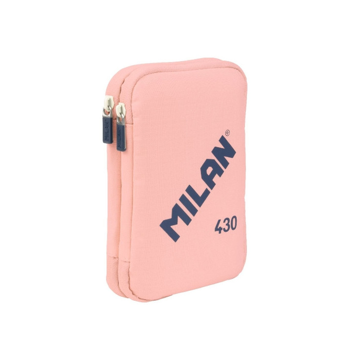 Milan Coleccion 430 Plumier de 2 Pisos con 2 Gomas de Borrar