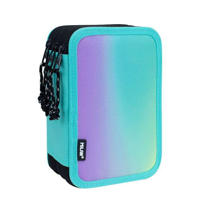 Milan Sunset Plumier de 3 Pisos con Goma de Borrar