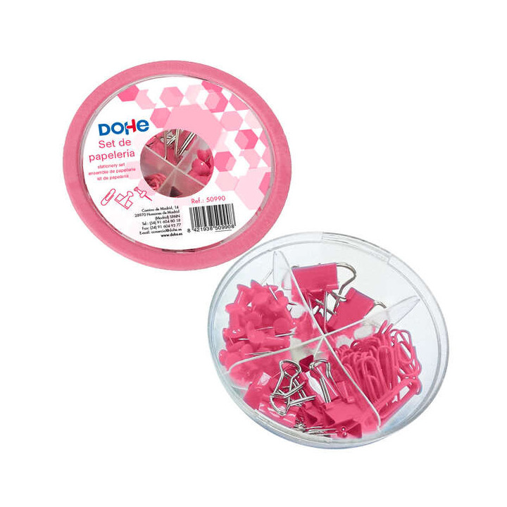 Dohe Combo Ovni Pack de Accesorios de Escritorio - 12 Pinzas de 15mm