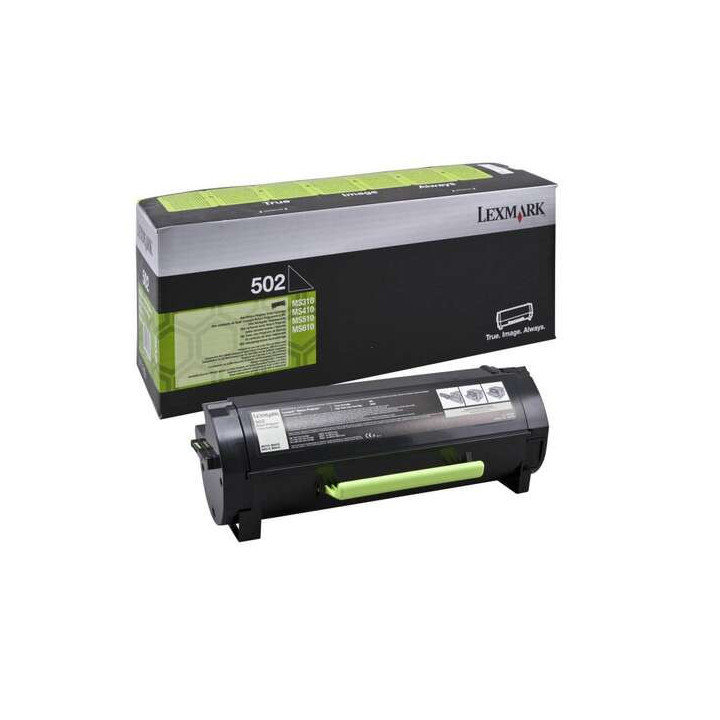 Lexmark MS310/MS312/MS410/MS415/MS510/MS610 Negro Cartucho de Toner Original - 50F2000/502