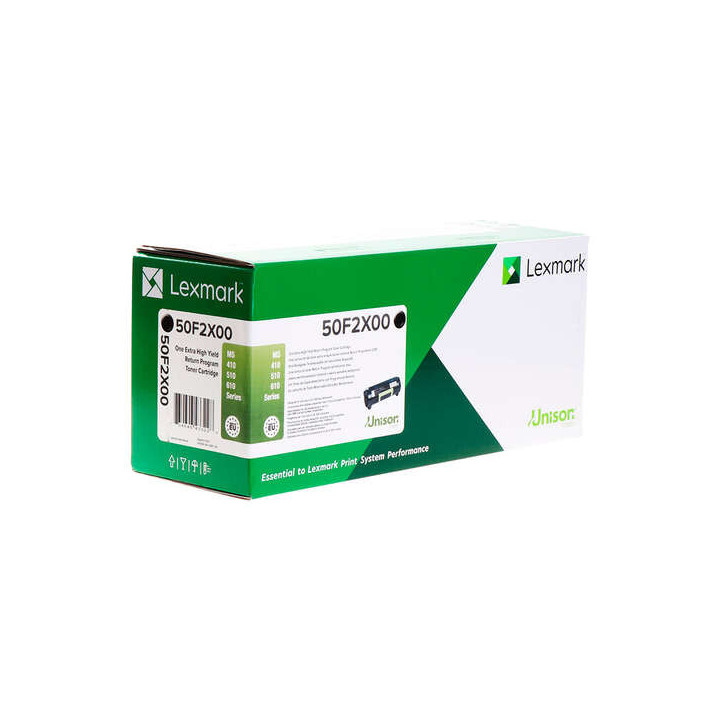 Lexmark MS410/MS415/MS510/MS610 Negro Cartucho de Toner Original - 50F2X0E/50F2X00/502X (Corporate)