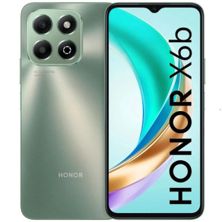 Honor X6b Smartphone Pantalla 6.56" - 4+4GB - 128GB - Camara Principal 50MP - Bateria 5200mAh - Admite Carga de 35W - Color Ver
