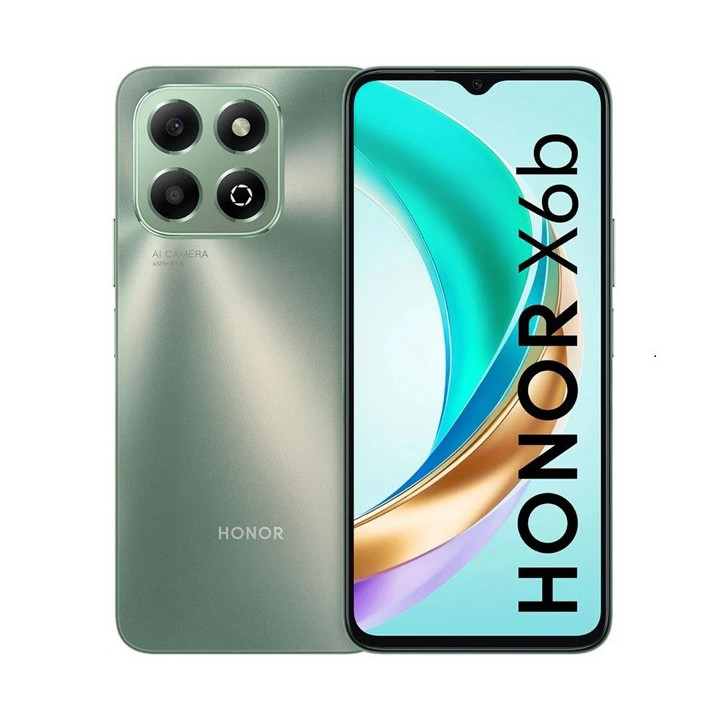 Honor X6b Smartphone Pantalla 6.56" - 4+4GB - 128GB - Camara Principal 50MP - Bateria 5200mAh - Admite Carga de 35W - Color Ver