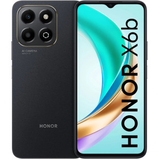 Honor X6b Smartphone Pantalla 6.56" - 4+4GB - 128GB - Camara Principal 50MP - Bateria 5200mAh - Admite Carga de 35W - Color Neg