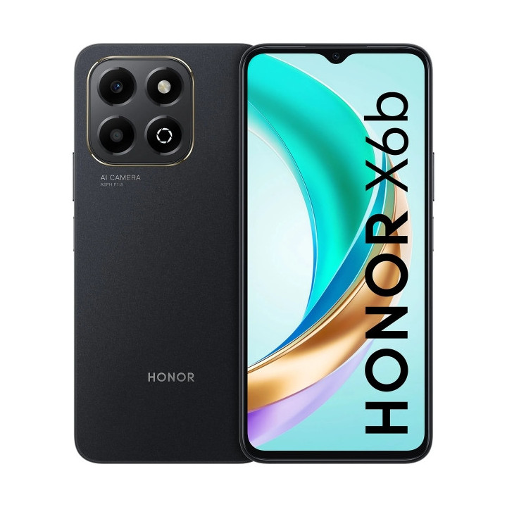 Honor X6b Smartphone Pantalla 6.56" - 4+4GB - 128GB - Camara Principal 50MP - Bateria 5200mAh - Admite Carga de 35W - Color Neg