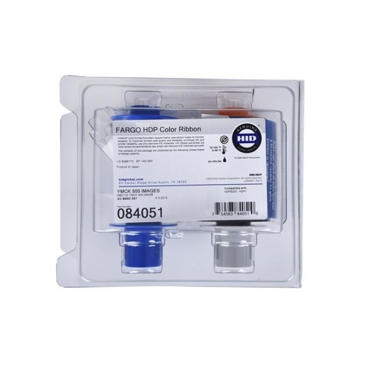 Fargo HID HDP5000 Cinta de Transferencia Termica Original Color 500p - 084051
